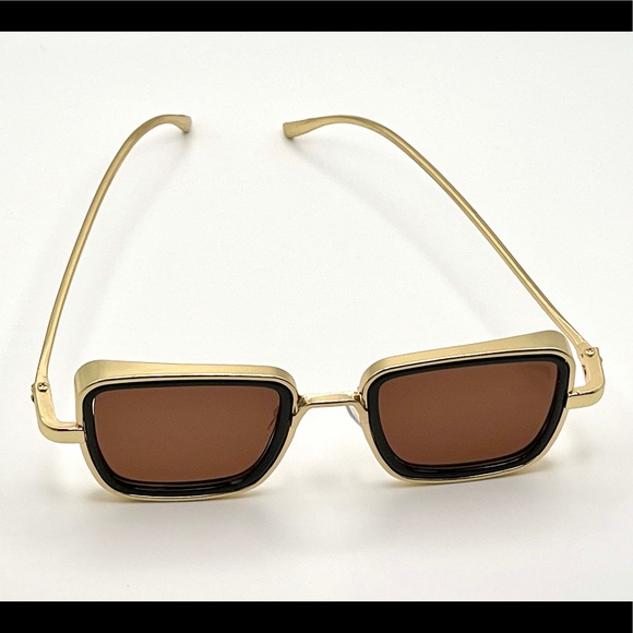 Unisex - Gold Steampunk Sunglasses - Fabulous & Chic - Picture 1 of 4